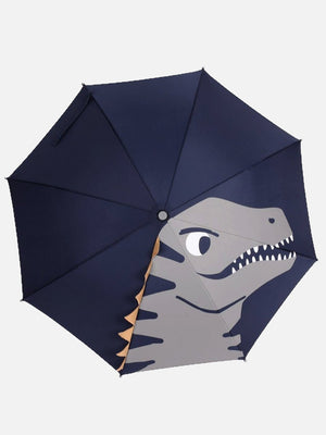 Little Surprise Box, Big Face Umbrella for Kids, 5yrs - 10yrs - LSB - UM - NAVYDINO - BGFACE