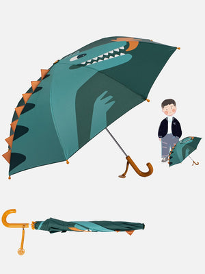 Little Surprise Box, Big Face Umbrella for Kids, 5yrs - 10yrs - LSB - UM - FIREDINO - BGFACE