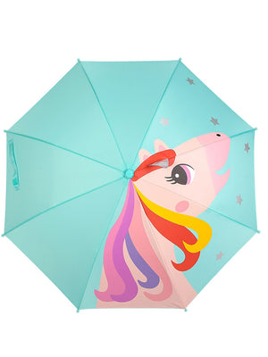 Little Surprise Box, Big Face Umbrella for Kids, 5yrs - 10yrs - LSB - UM - MINTUNI - BGFACE