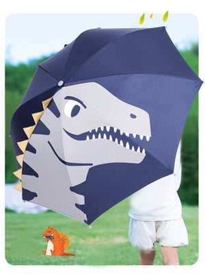 Little Surprise Box, Big Face Umbrella for Kids, 5yrs - 10yrs - LSB - UM - NAVYDINO - BGFACE
