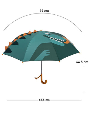 Little Surprise Box, Big Face Umbrella for Kids, 5yrs - 10yrs - LSB - UM - FIREDINO - BGFACE