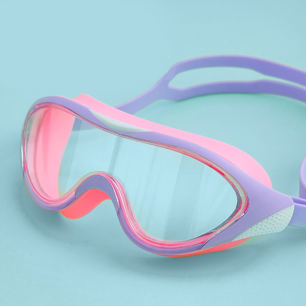 Little Surprise Box Big Frame UV protected anti-fog unisex swimming goggles for Kids - LSB-SG-Pinkbiggogle