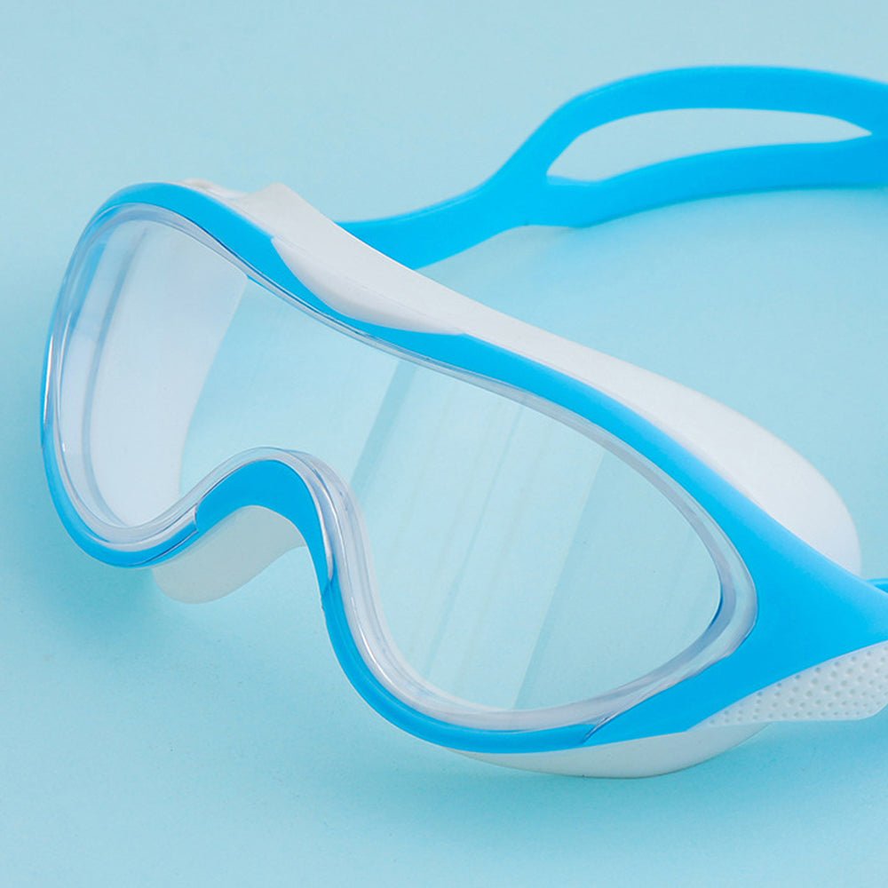 Little Surprise Box Big Frame UV protected anti-fog unisex swimming goggles for Kids - LSB-SG-Bluebiggogle