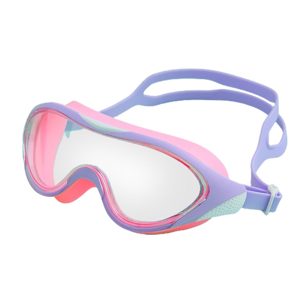 Little Surprise Box Big Frame UV protected anti-fog unisex swimming goggles for Kids - LSB-SG-Bluepinkbiggogle