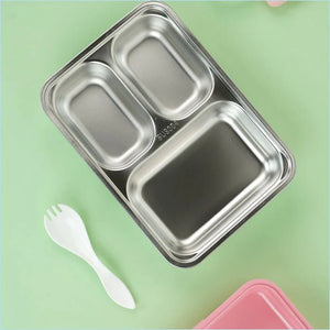 Little Surprise Box Big Size Stainless Steel Kids Lunch Box - LSB - LB - PARTYHATUNI
