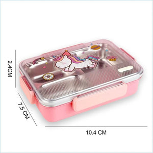 Little Surprise Box Big Size Stainless Steel Kids Lunch Box - LSB - LB - PARTYHATUNI
