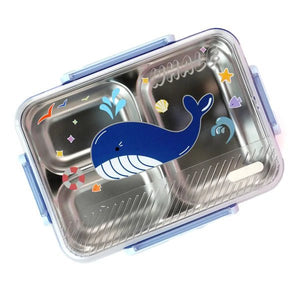 Little Surprise Box Big Size Stainless Steel Kids Lunch Box - LSB - LB - ROCKDINOGRN