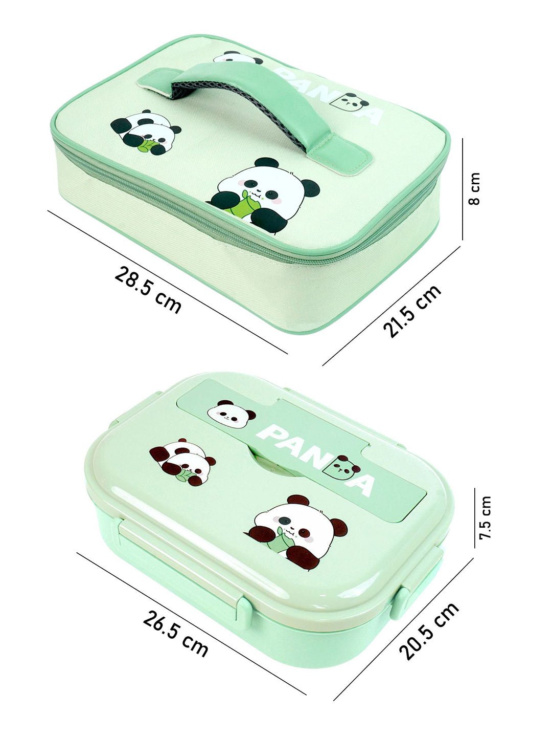 Little Surprise Box, Big Size Stainless Steel Lunch Box with Lunch Bag & free Dip Box - LSB - LB - 4PANDA - LBAG