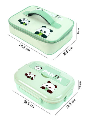Little Surprise Box, Big Size Stainless Steel Lunch Box with Lunch Bag & free Dip Box - LSB - LB - 4PANDA - LBAG