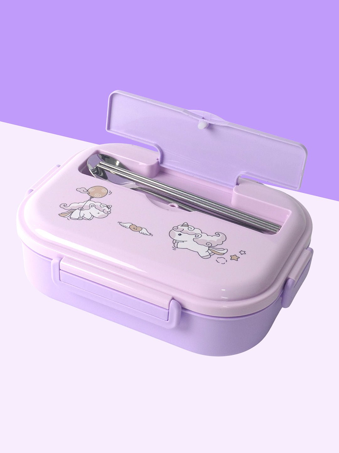 Little Surprise Box, Big Size Stainless Steel Lunch Box with Lunch Bag & free Dip Box - LSB - LB - RNBWHORSE - LBAG