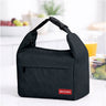 Little Surprise Box Black Adjustable Buckle Hook Style Insulated Lunch Bag for Kids & Adults - Lunch Bag