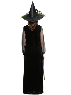 Little Surprise Box, Black and Green Witch , Kids Halloween Costume Fancy Dress Up - LSB - HWC - BLKGRNWITCH - 7 - 8Y
