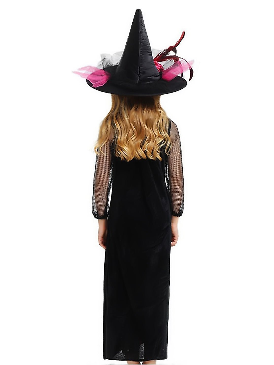 Little Surprise Box, Black and Pink Witch, Kids Halloween Costume Fancy Dress Up - LSB - HWC - BLKPNKWITCH - 7 - 8Y