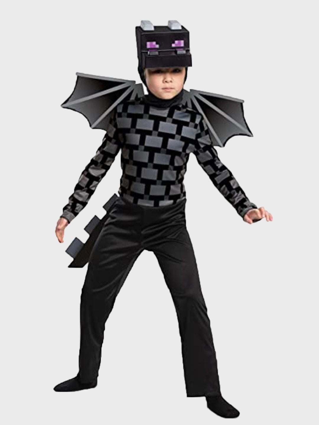 Little Surprise Box, Black Baby Dragon, Kids Halloween Costume Fancy Dress Up - LSB - HWC - BLCKDRAGON - 4 - 6Y