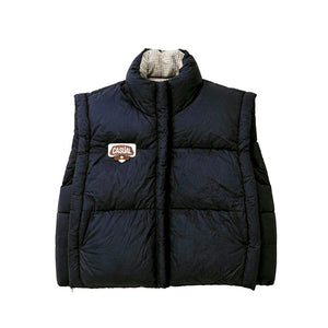 Little Surprise Box Black Checks Collar Quilted Sleeveless Winter Vest Jacket for Kids - 4 - 5Y Kids Sweater