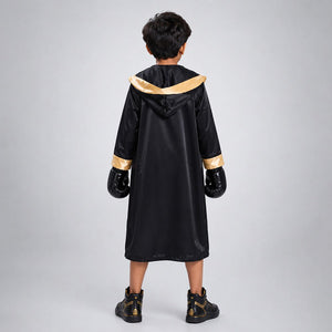 Little Surprise Box, Black & Gold Boxer, Kids Halloween Costume Fancy Dress Up - 120 Halloween Costumes