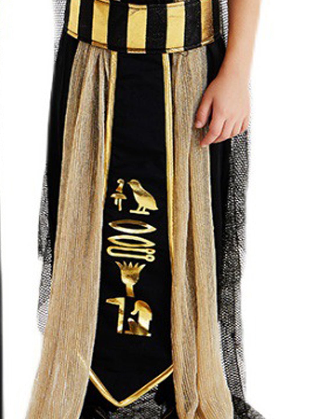 Little Surprise Box, Black & Gold Egyptian Boy, Kids Halloween Costume Dress Up for Boys - LSB - HWC - GOLDEGYPTBOY - 7 - 9Y