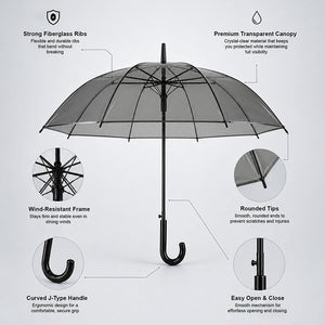 Little Surprise Box Black Jelly Umbrella | The Mom Store - Monsoon Wear