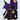 Little Surprise Box, Black & Purple Witch Poncho & Hat set,No Frock included, Kids Halloween Costume Fancy Dress Up - M Halloween Costumes