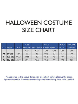 Little Surprise Box, Black Red Devil, Kids Halloween Costume Fancy Dress Up - LSB - HWC - BABYREDDEVIL - 7 - 9Y