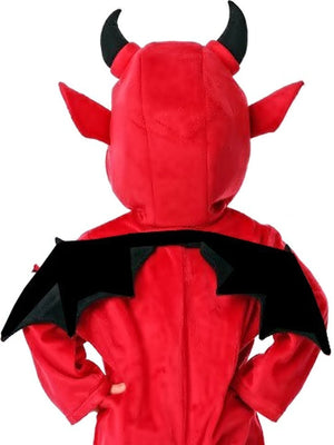 Little Surprise Box, Black Red Devil, Kids Halloween Costume Fancy Dress Up - LSB - HWC - BABYREDDEVIL - 7 - 9Y