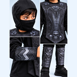 Little Surprise Box, Black Viper Ninja, Kids Halloween Costume Fancy Dress Up - 120 Halloween Costumes