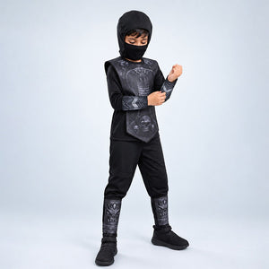 Little Surprise Box, Black Viper Ninja, Kids Halloween Costume Fancy Dress Up - 120 Halloween Costumes