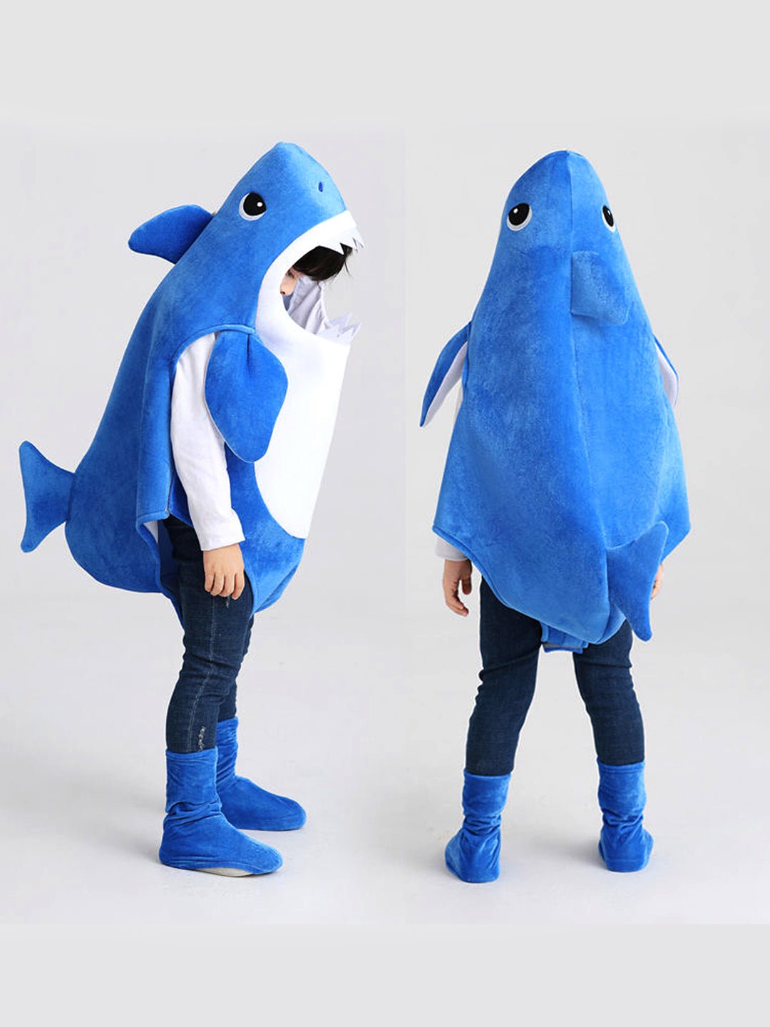 Little Surprise Box, Blue Baby Shark, Kids Halloween Costume Fancy Dress Up - LSB - HWC - BLUSHARK - 4 - 6Y