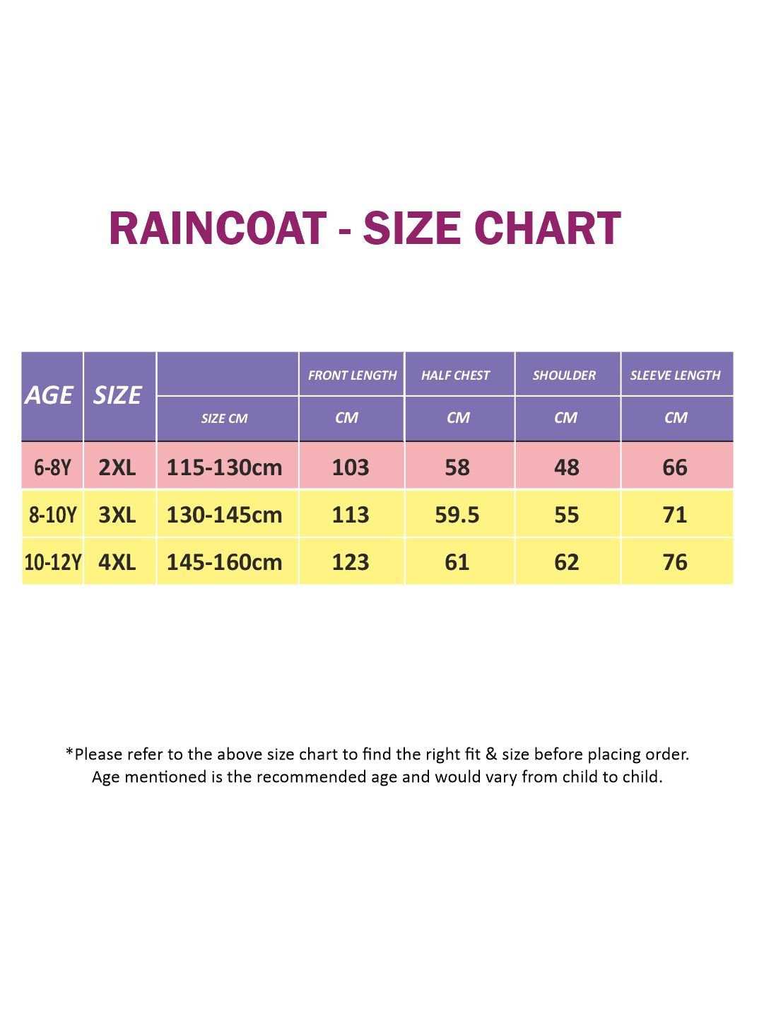 Little Surprise Box, Blue & Cream Dual color Long style Raincoat for Kids - LSB - RC - BLUCRM - DUAL - 2XL