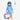 Little Surprise Box Blue Dolphin Swimwear Set + Long Cap, Wash Bag & Detergent - 2 - 3 Years Kids Swimwear