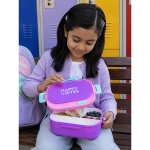 Little Surprise Box Blue Flap Lunch Box | The Mom Store - Purple Lunch Box