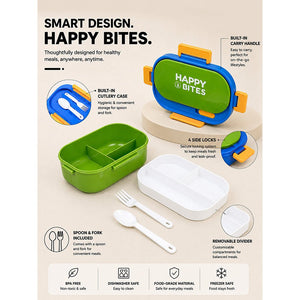 Little Surprise Box Blue Flap Lunch Box | The Mom Store - Green Lunch Box