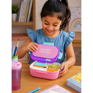 Little Surprise Box Blue Flap Lunch Box | The Mom Store - Pink Lunch Box