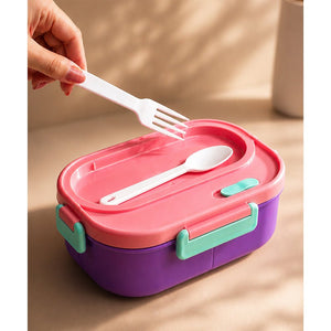 Little Surprise Box Blue Flap Lunch Box | The Mom Store - Purple Lunch Box