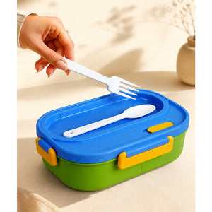 Little Surprise Box Blue Flap Lunch Box | The Mom Store - Green Lunch Box