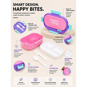 Little Surprise Box Blue Flap Lunch Box | The Mom Store - Pink Lunch Box