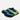 Little Surprise Box Blue & Green Anti Skid Outdoor adventure Shoes for Kids - LSB - FW - BLUGRNANTISKIDLK - 28EU