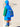 Little Surprise Box, Blue Green sleeve Dino Digger knee length raincoat for kids - LSB - RC - BLUGRN - DINODIG - LK - S