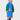 Little Surprise Box, Blue Green sleeve Dino Digger knee length raincoat for kids - LSB - RC - BLUGRN - DINODIG - LK - S