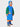 Little Surprise Box, Blue Green sleeve Dino Digger knee length raincoat for kids - LSB - RC - BLUGRN - DINODIG - LK - S