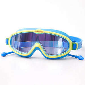 Little Surprise Box Blue Green Swim Goggles | The Mom Store - Swim Goggles