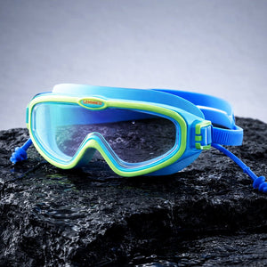 Little Surprise Box Blue Green Swim Goggles | The Mom Store - Swim Goggles