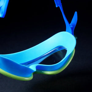 Little Surprise Box Blue Green Swim Goggles | The Mom Store - Swim Goggles