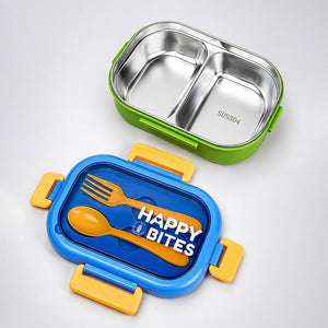 Little Surprise Box Blue Lid Bento Lunch Box | The Mom Store - Blue Lunch Box