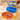 Little Surprise Box Blue Lid Bento Lunch Box | The Mom Store - Orange Lunch Box