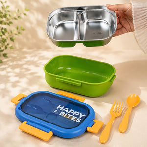 Little Surprise Box Blue Lid Bento Lunch Box | The Mom Store - Blue Lunch Box