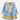 Little Surprise Box Blue & Occur Pleated Bow 2 pcs top & Skirt Winterwear set for Girls - LSB - 2PCSKRT - BLUOCRPLEATES - 2 - 3Y