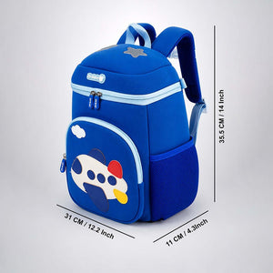 Little Surprise Box Blue Plane Kids Backpack | The Mom Store - Back To School