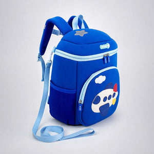 Little Surprise Box Blue Plane Kids Backpack | The Mom Store - Back To School