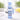 Little Surprise Box Blue Puppy Stripes Cap Series, Stainless Steel Kids Water Bottle, 520ml - Water Bottle - kept on a floor